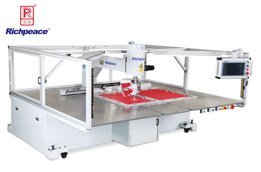 富怡雙針任意轉全自動縫紉機