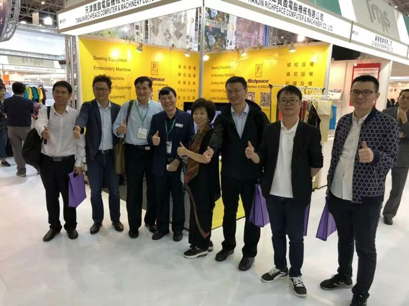 TITAS臺北紡織展，富怡展品備受青睞！